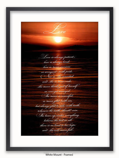 Corithians  Love Poster