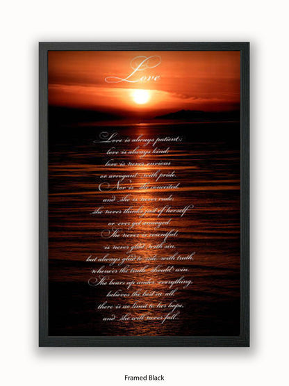 Corithians  Love Poster