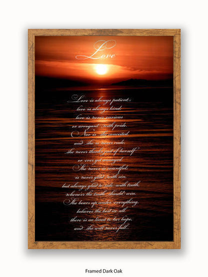 Corithians  Love Poster