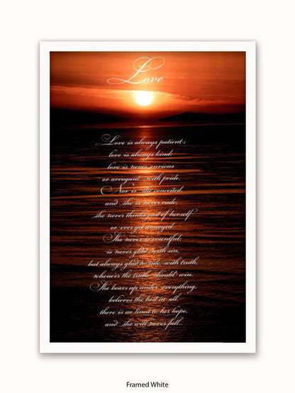 Corithians  Love Poster