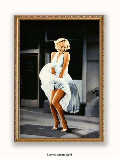 Marilyn  Monroe  Seven  Year  Itch  Colour Poster