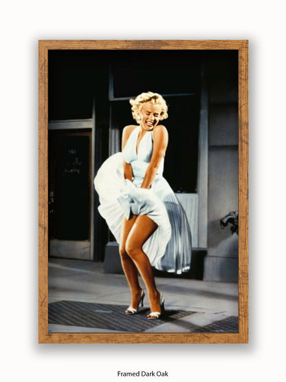 Marilyn  Monroe  Seven  Year  Itch  Colour Poster