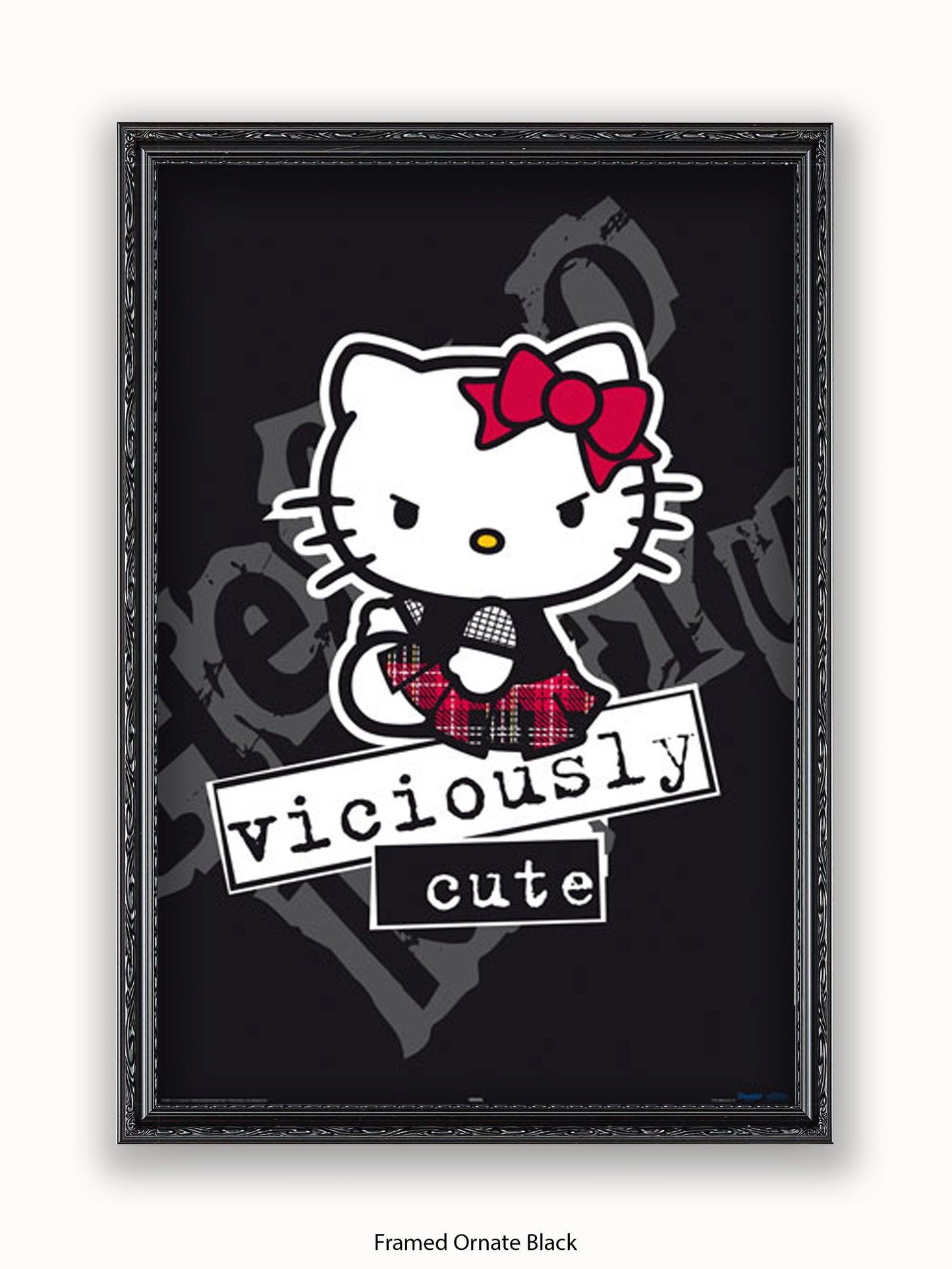 Hello  Kitty  Viciously  Cute Poster