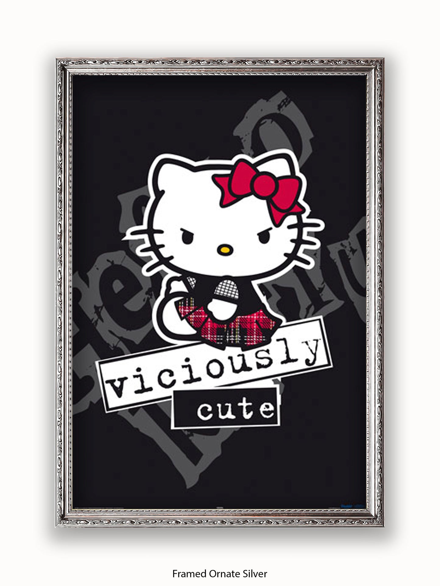 Hello  Kitty  Viciously  Cute Poster