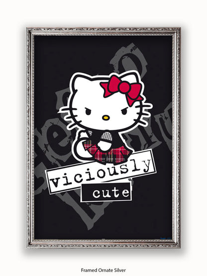 Hello  Kitty  Viciously  Cute Poster