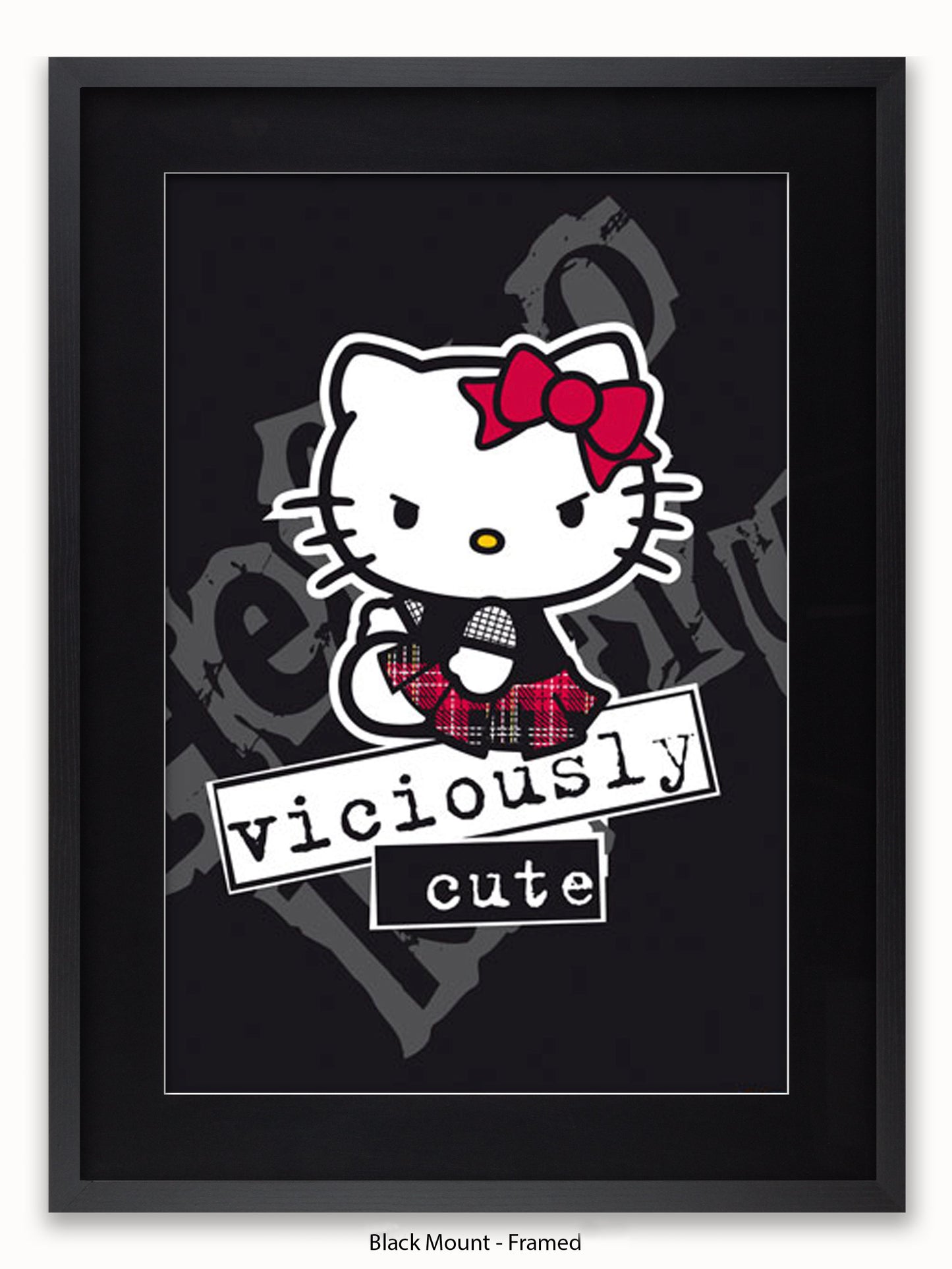 Hello  Kitty  Viciously  Cute Poster
