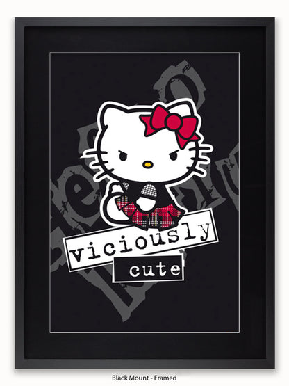 Hello  Kitty  Viciously  Cute Poster