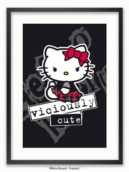 Hello  Kitty  Viciously  Cute Poster