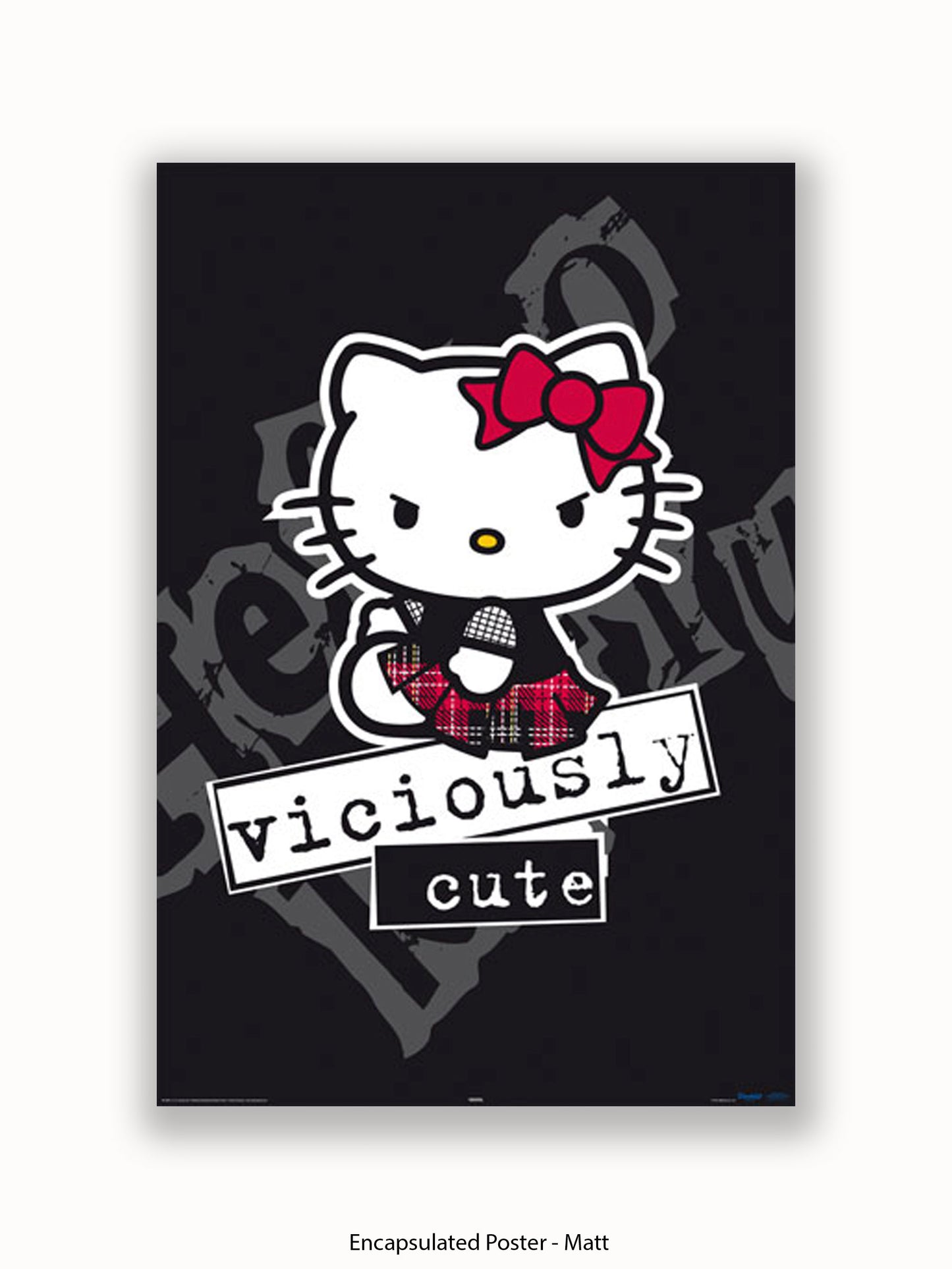 Hello  Kitty  Viciously  Cute Poster