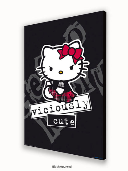 Hello  Kitty  Viciously  Cute Poster