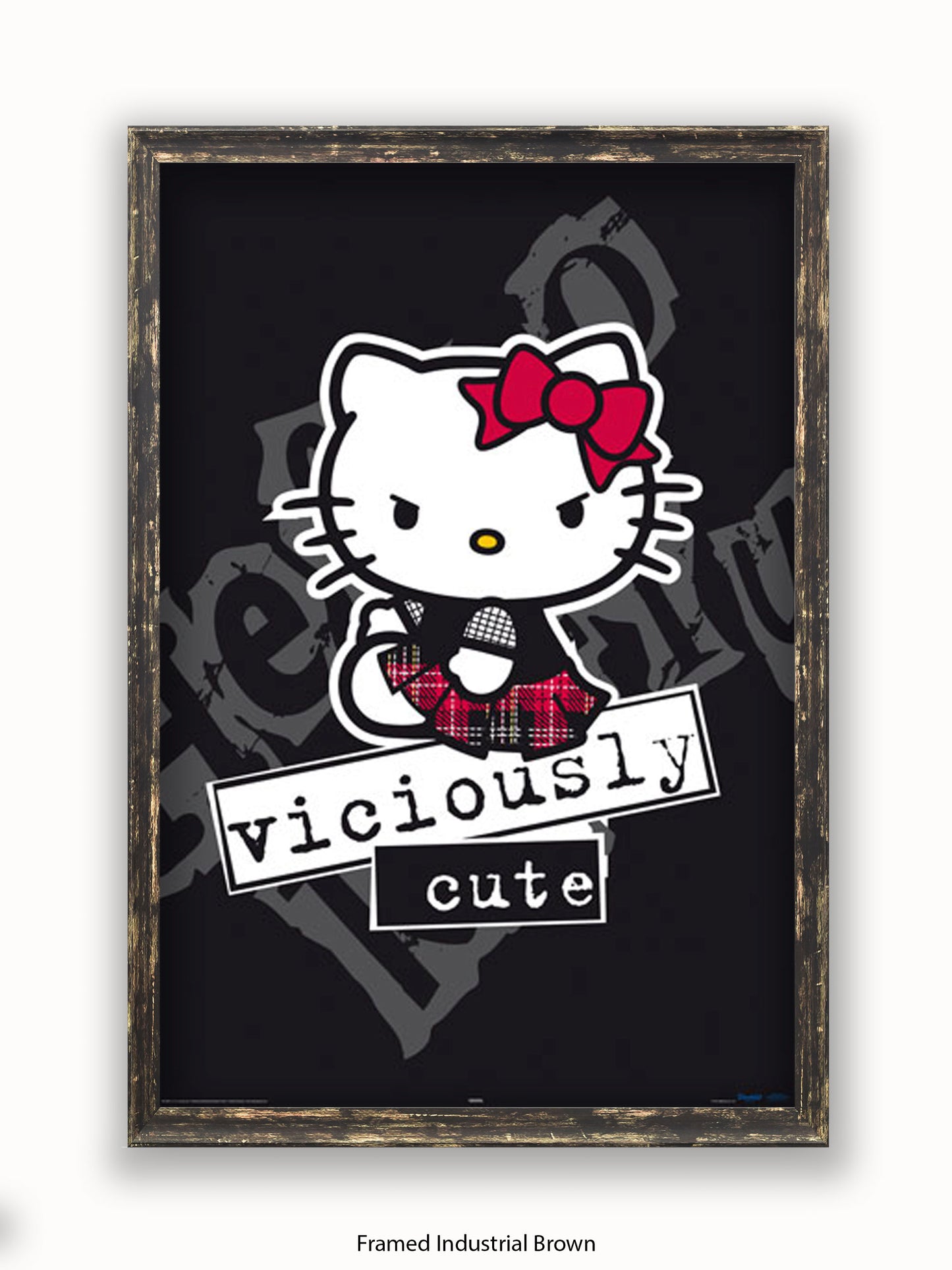 Hello  Kitty  Viciously  Cute Poster