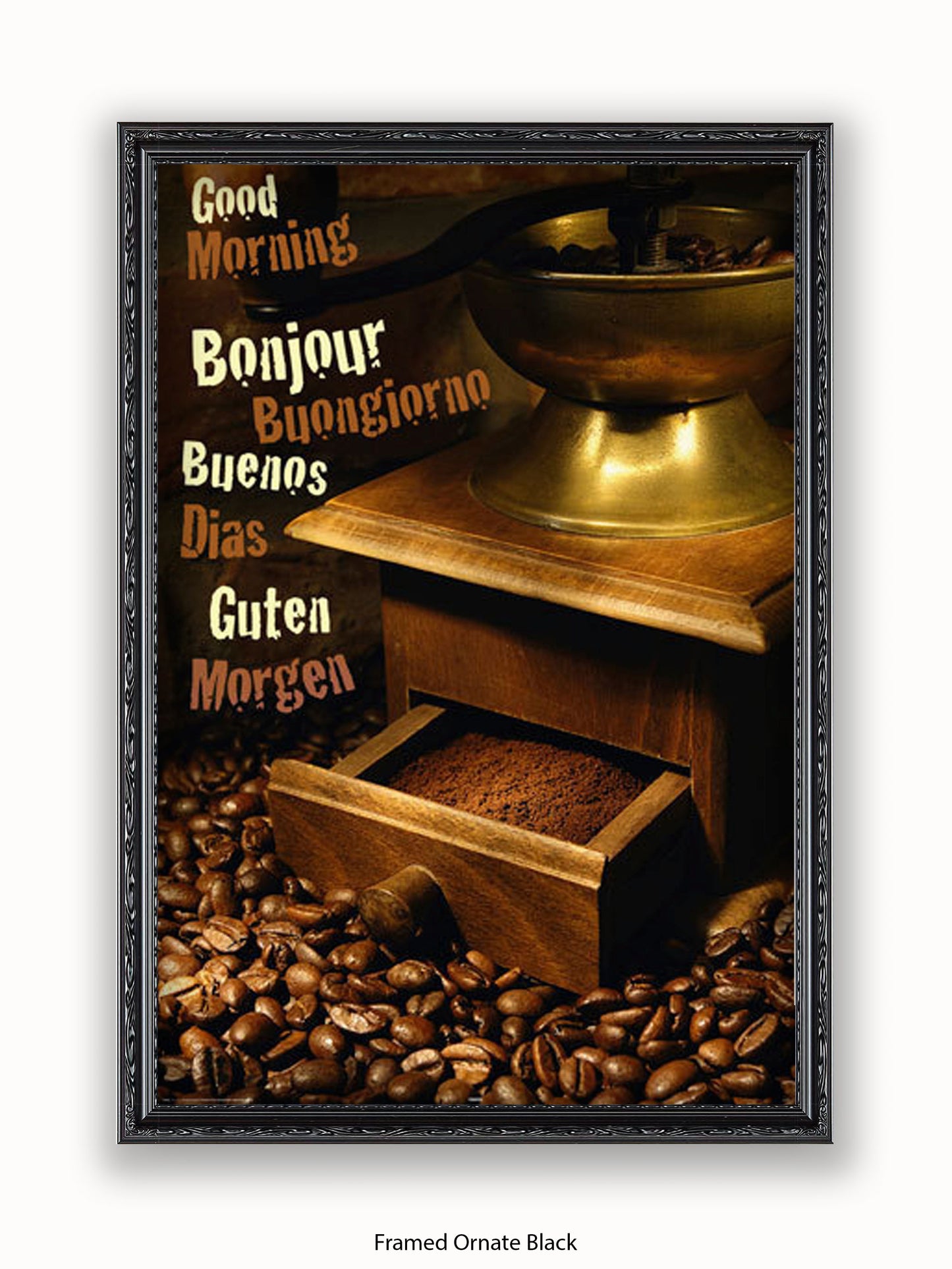Good Morning Coffee Poster