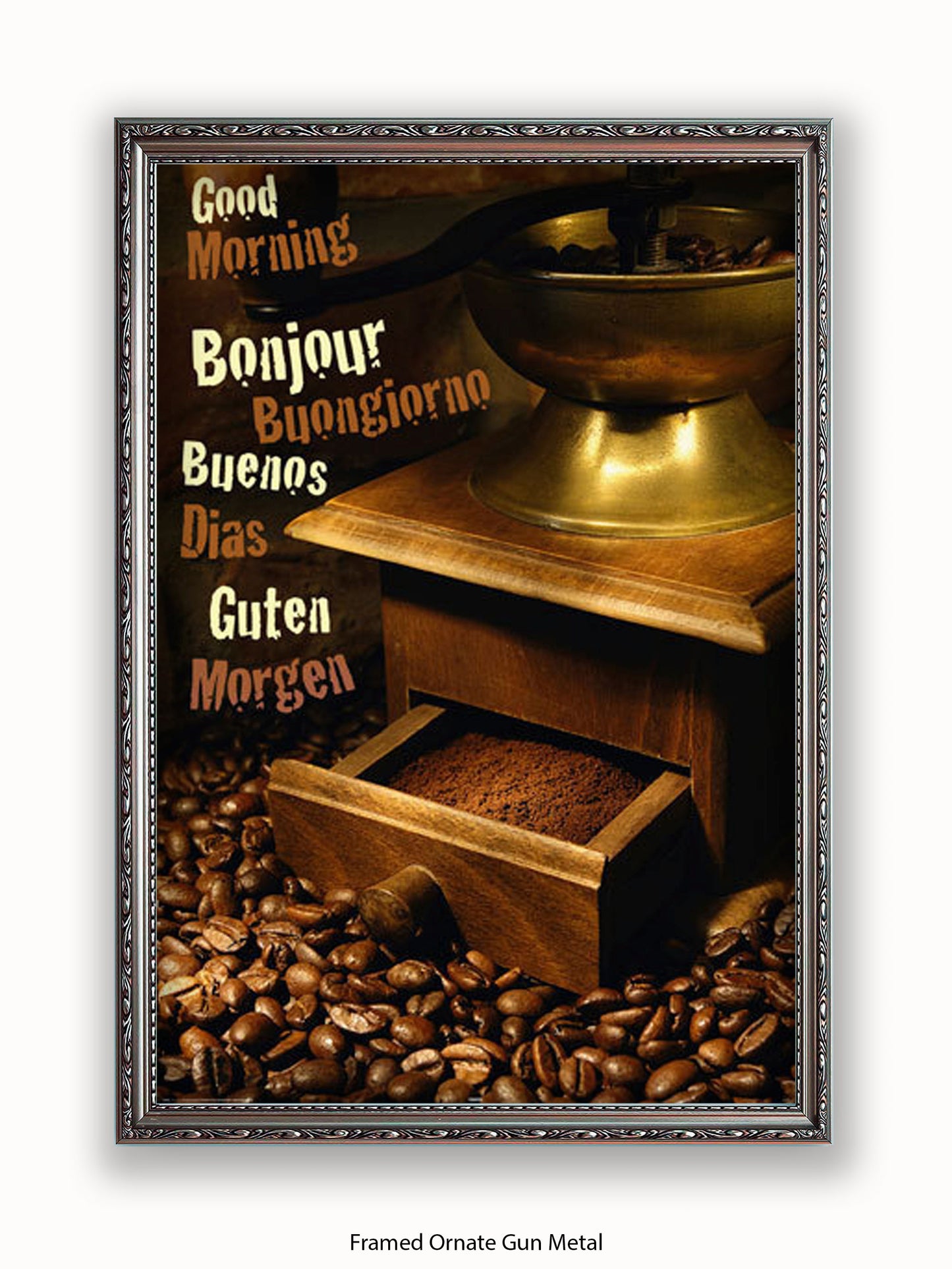 Good Morning Coffee Poster