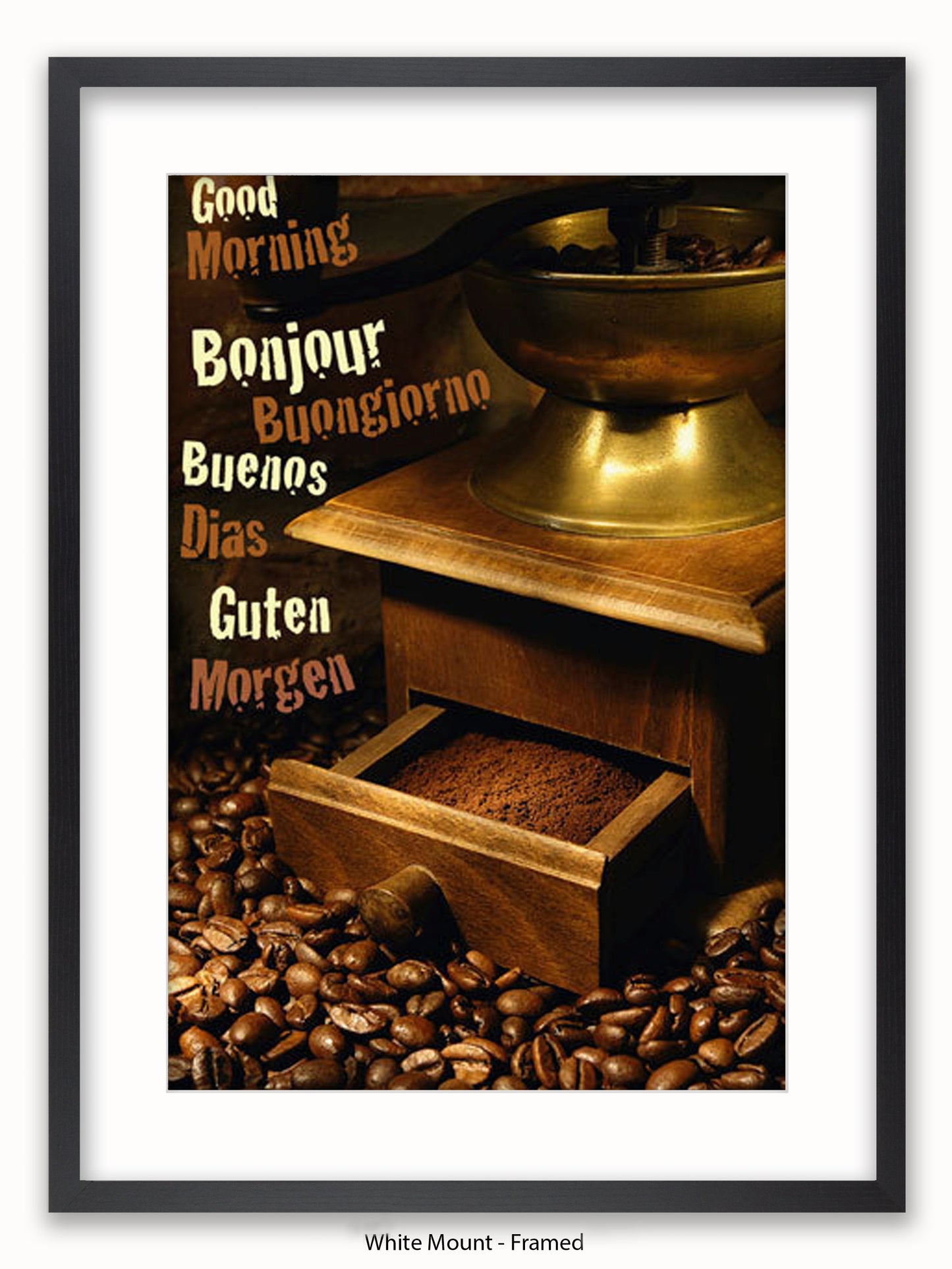 Good Morning Coffee Poster