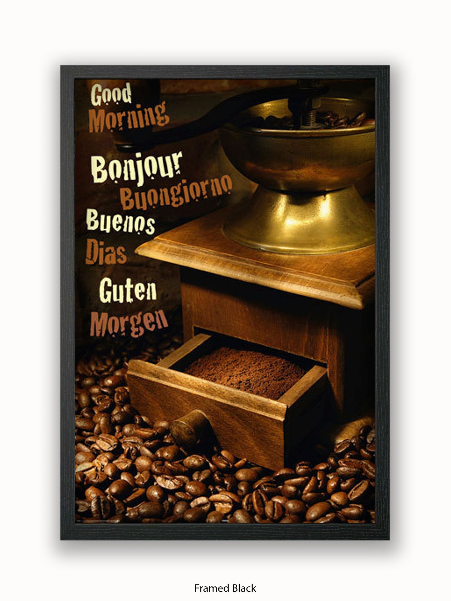 Good Morning Coffee Poster