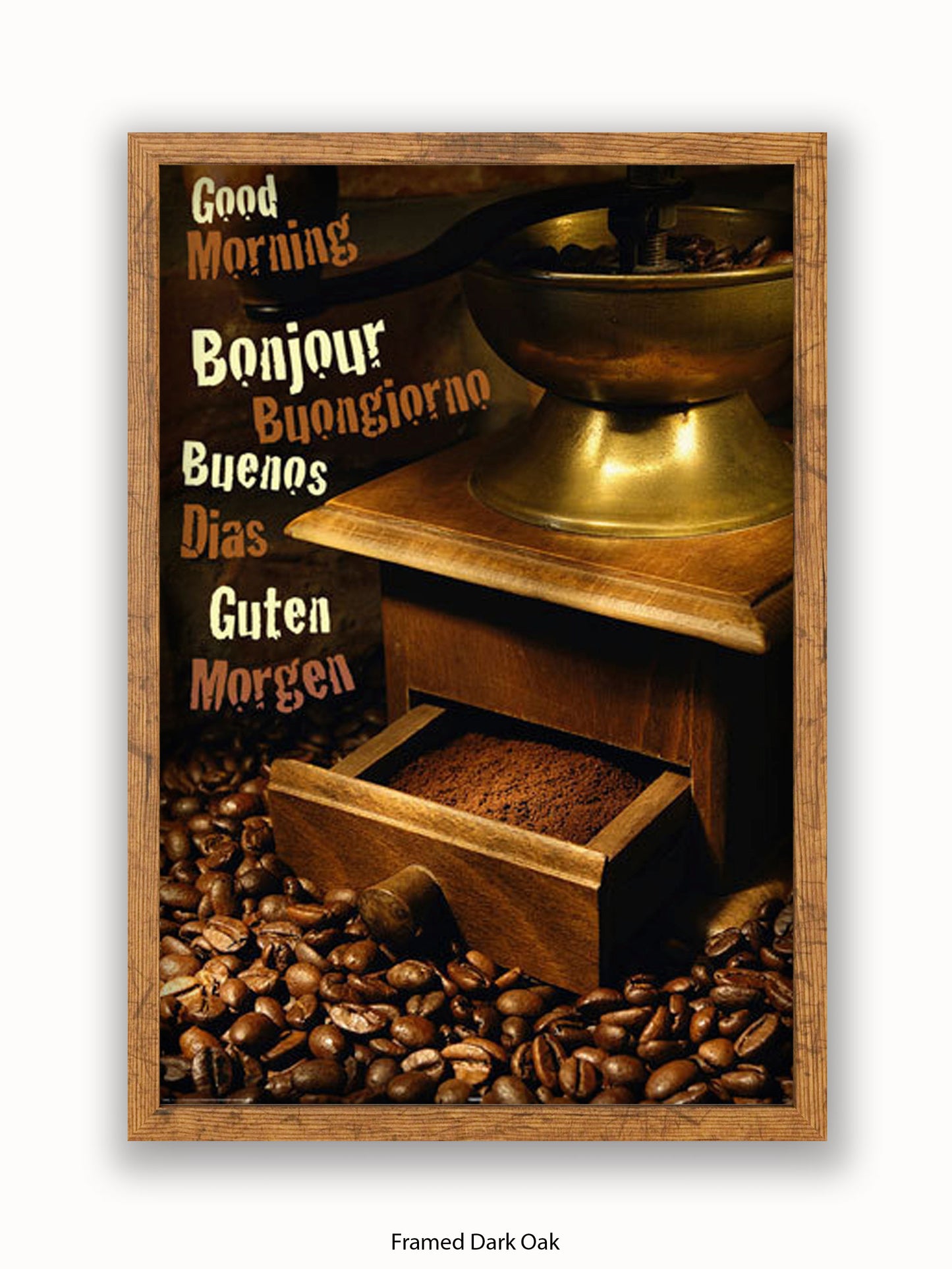 Good Morning Coffee Poster