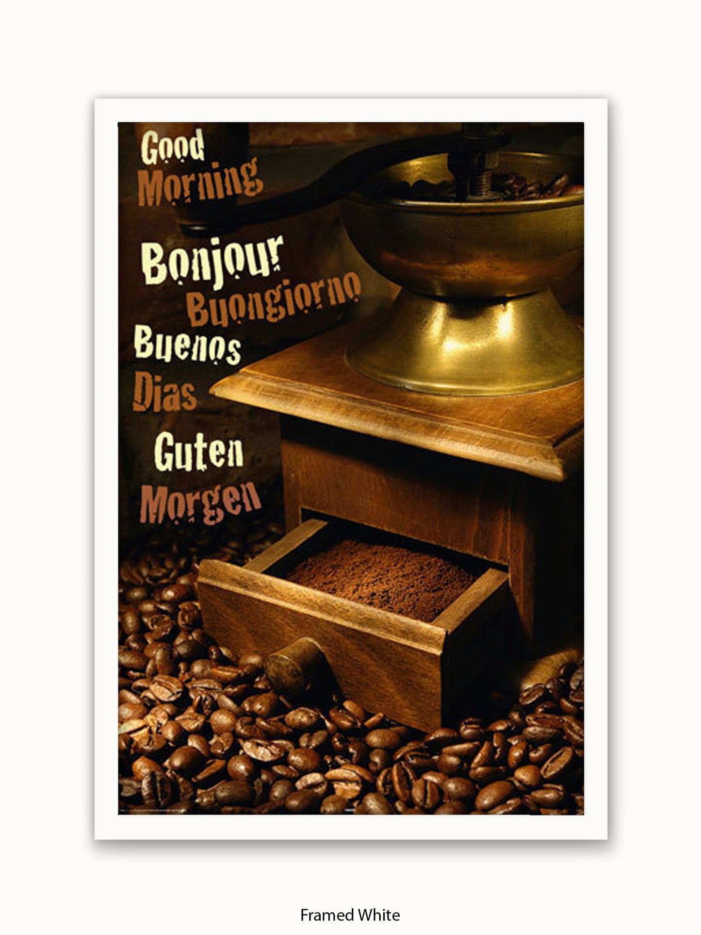 Good Morning Coffee Poster