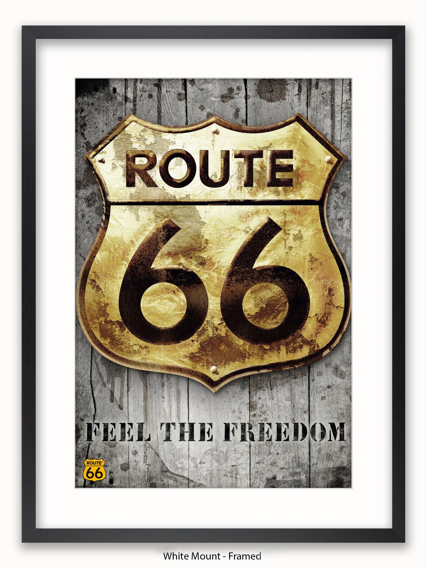 Route 66 10 seconds After Poster