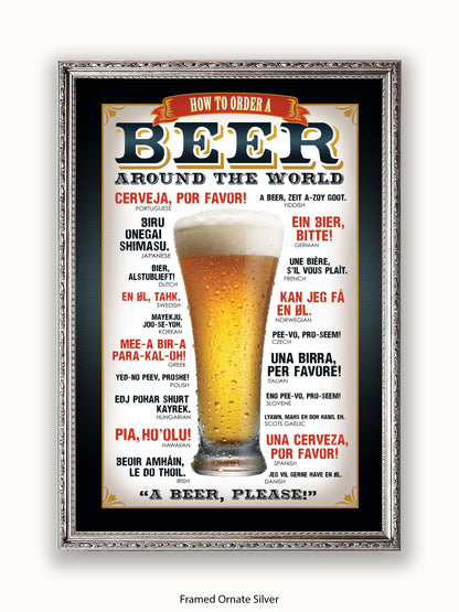 Beers Around The World Please Poster
