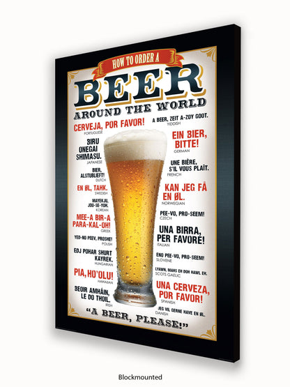 Beers Around The World Please Poster