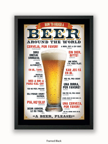 Beers Around The World Please Poster