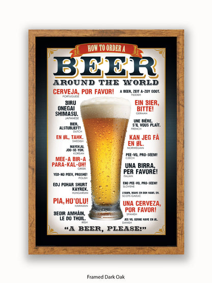 Beers Around The World Please Poster
