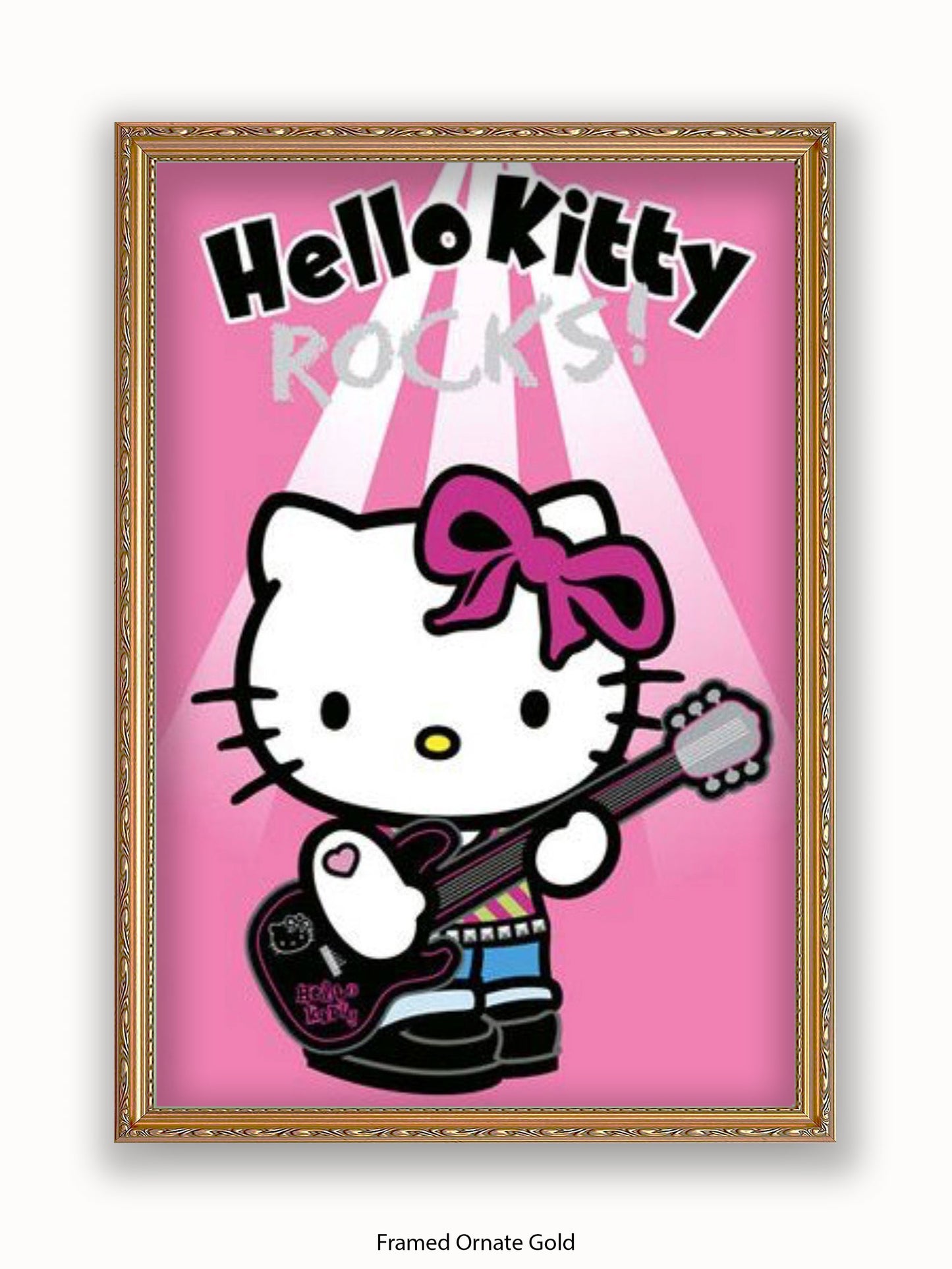 Hello Kitty Rocks Poster