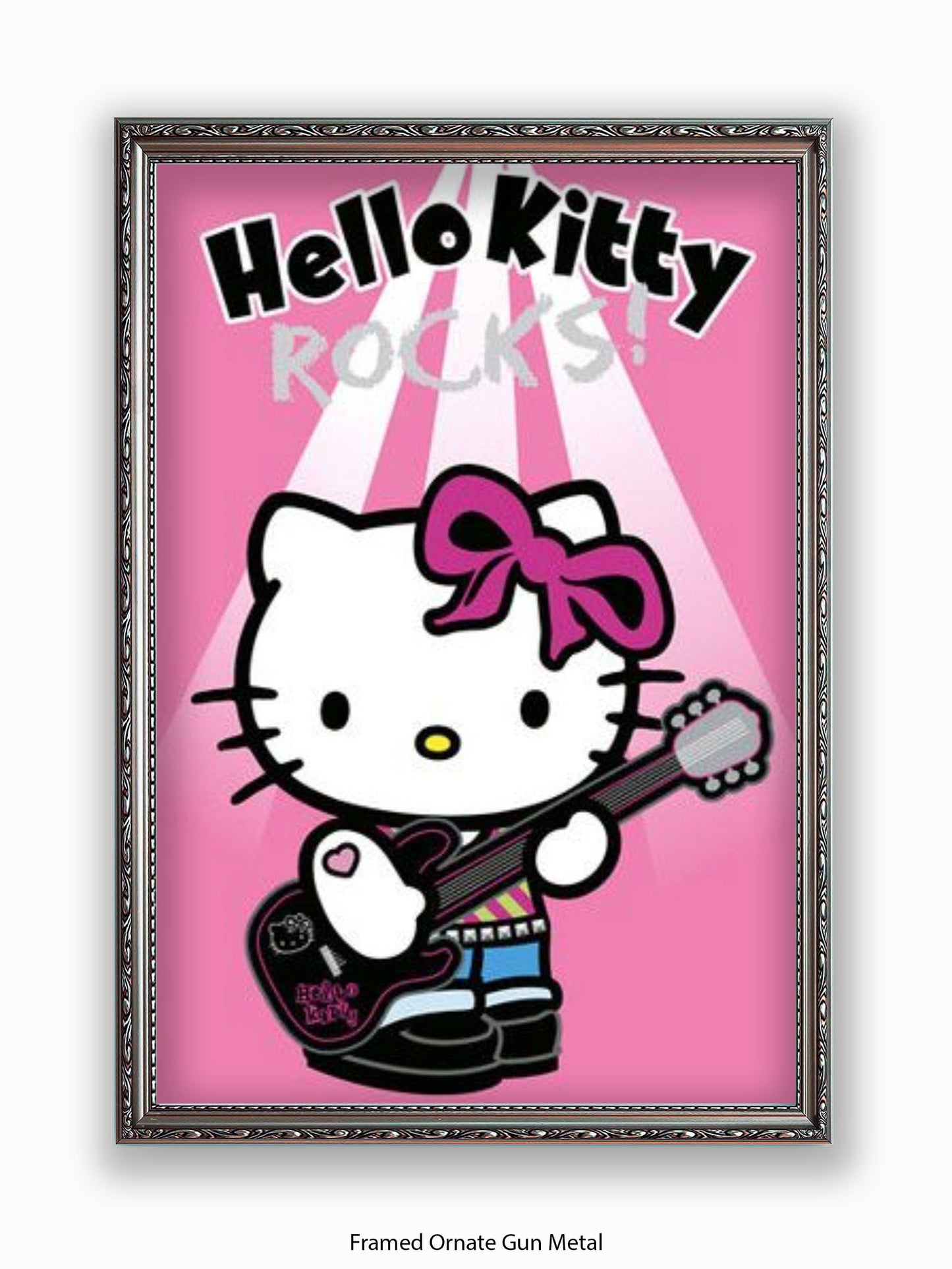 Hello Kitty Rocks Poster