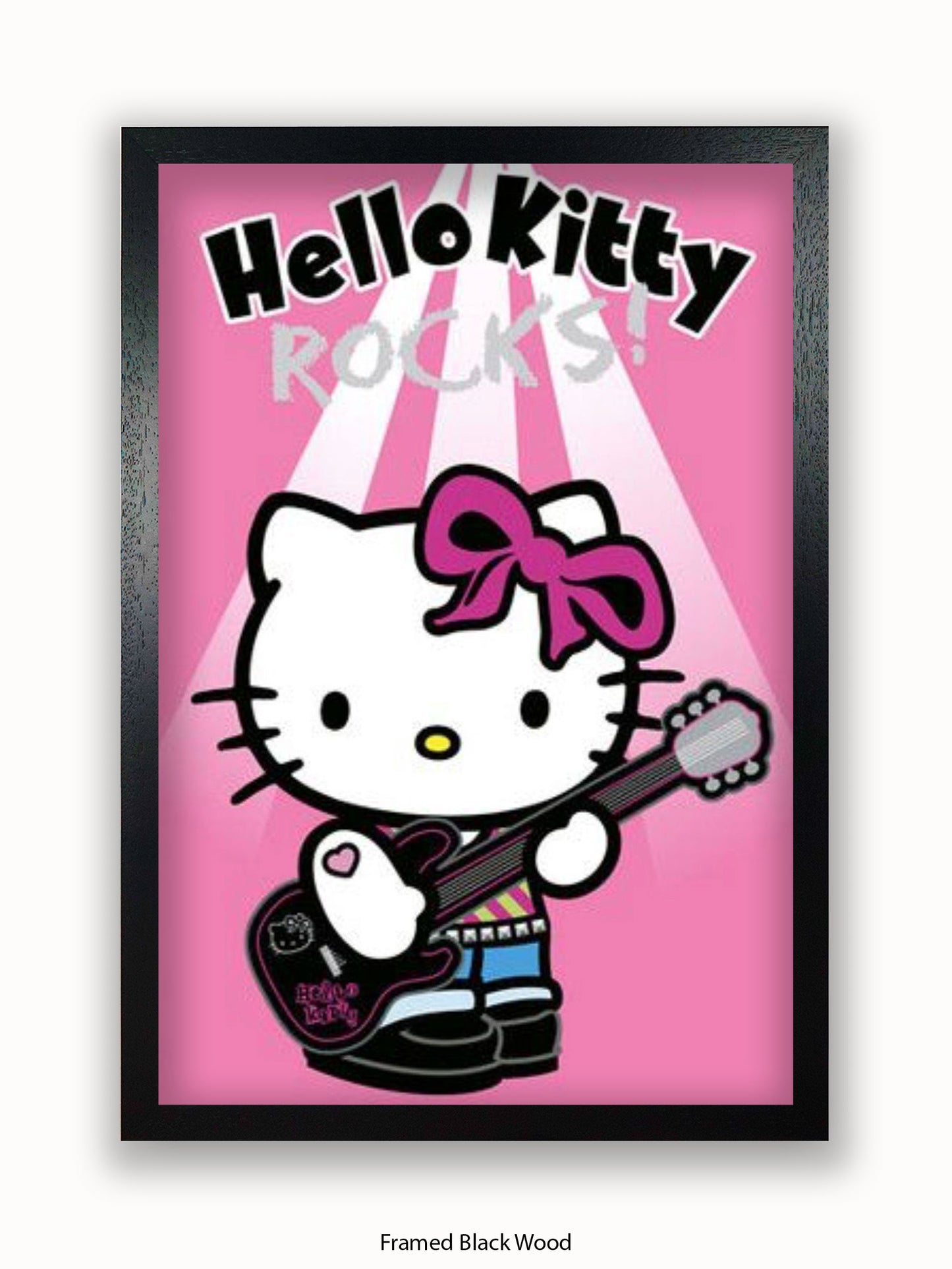 Hello Kitty Rocks Poster