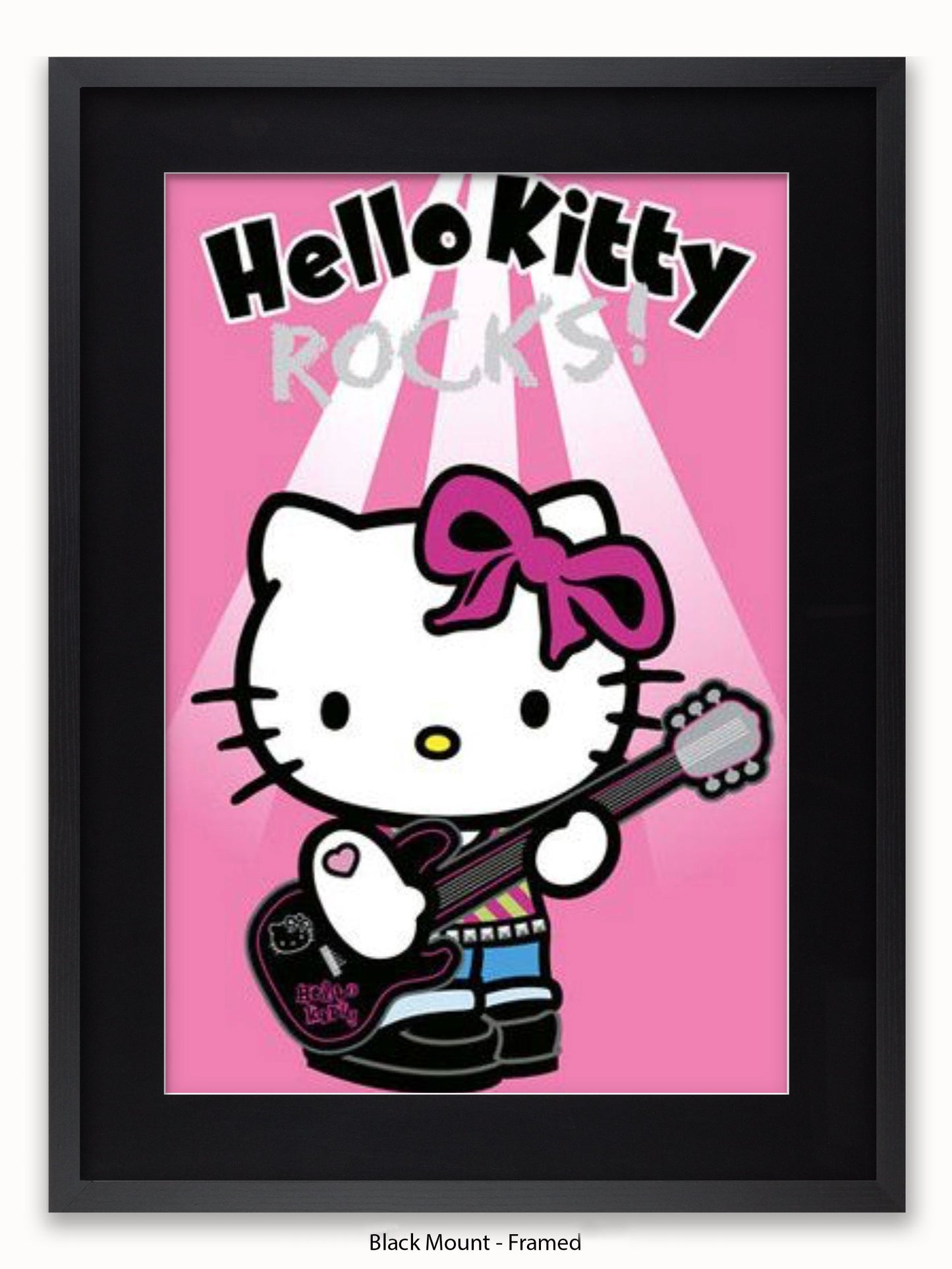 Hello Kitty Rocks Poster