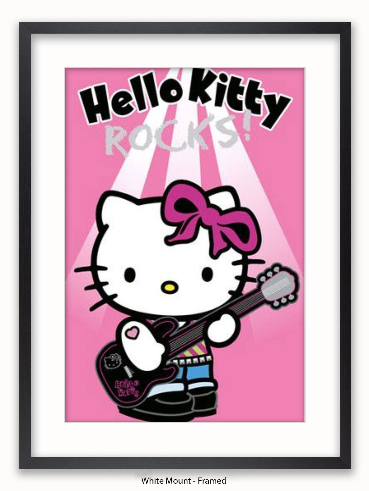 Hello Kitty Rocks Poster
