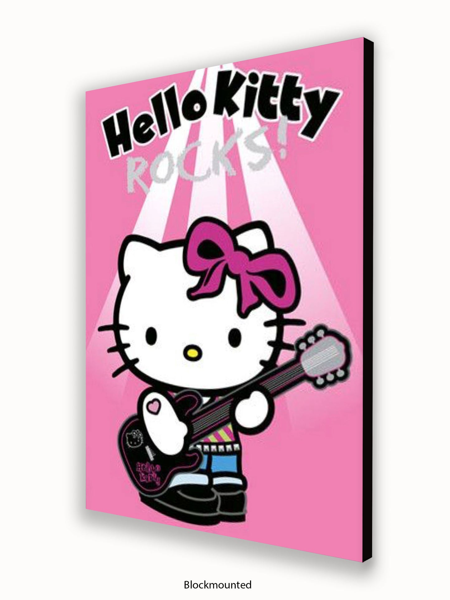 Hello Kitty Rocks Poster