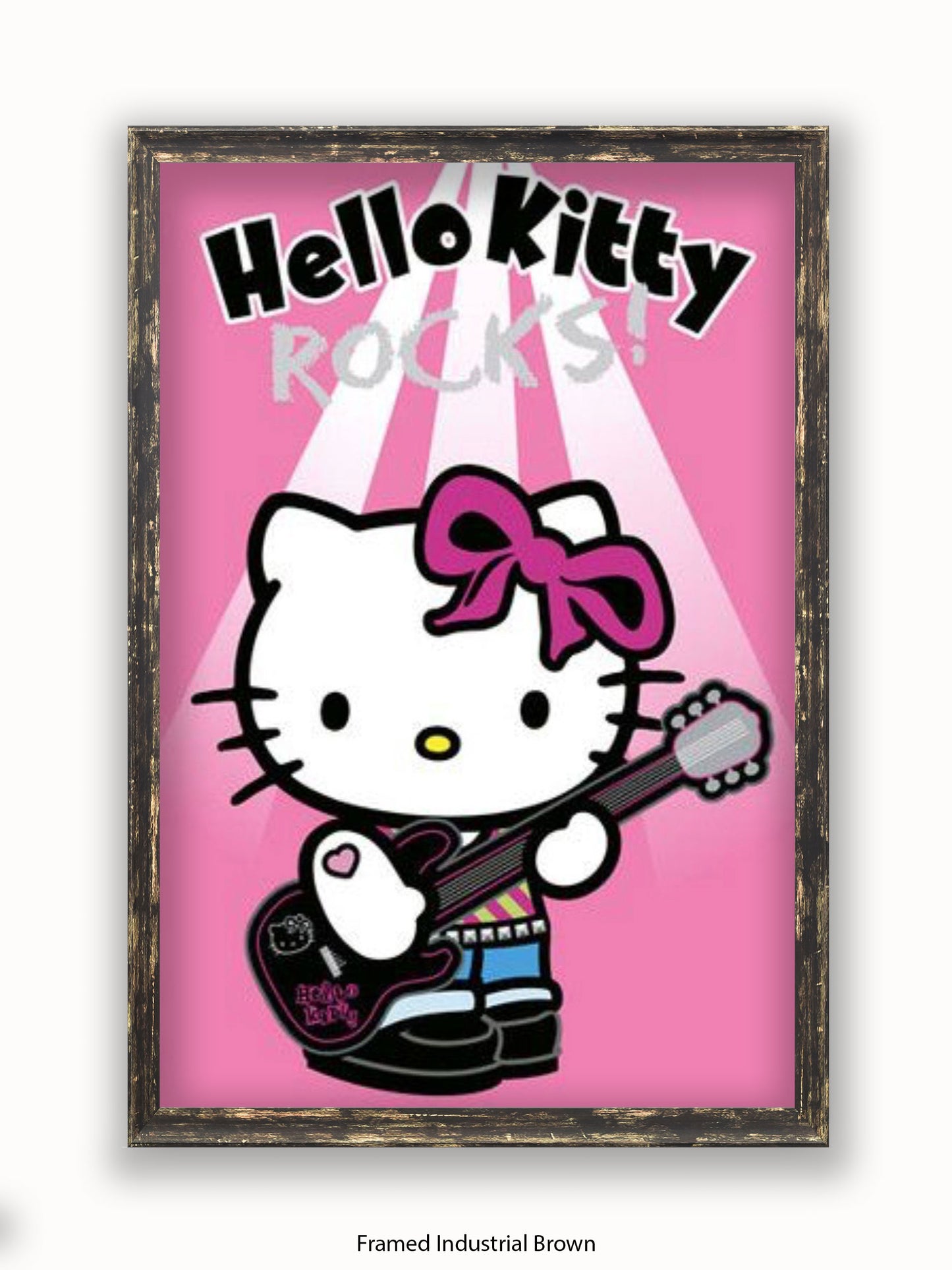 Hello Kitty Rocks Poster