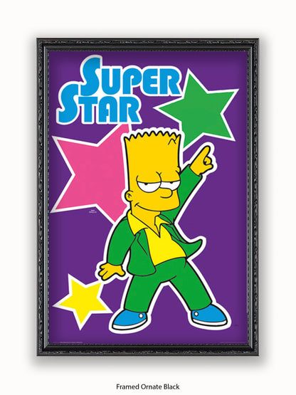 Simpsons  Bart  Superstar Poster