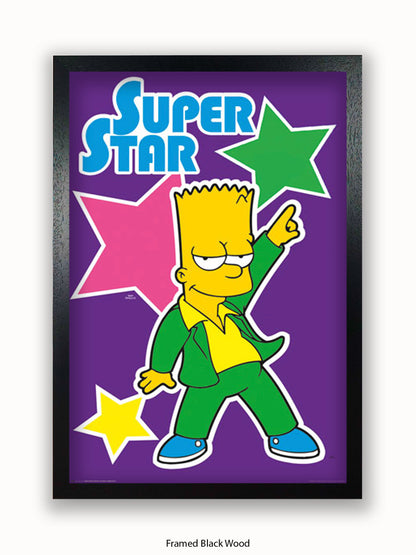 Simpsons  Bart  Superstar Poster