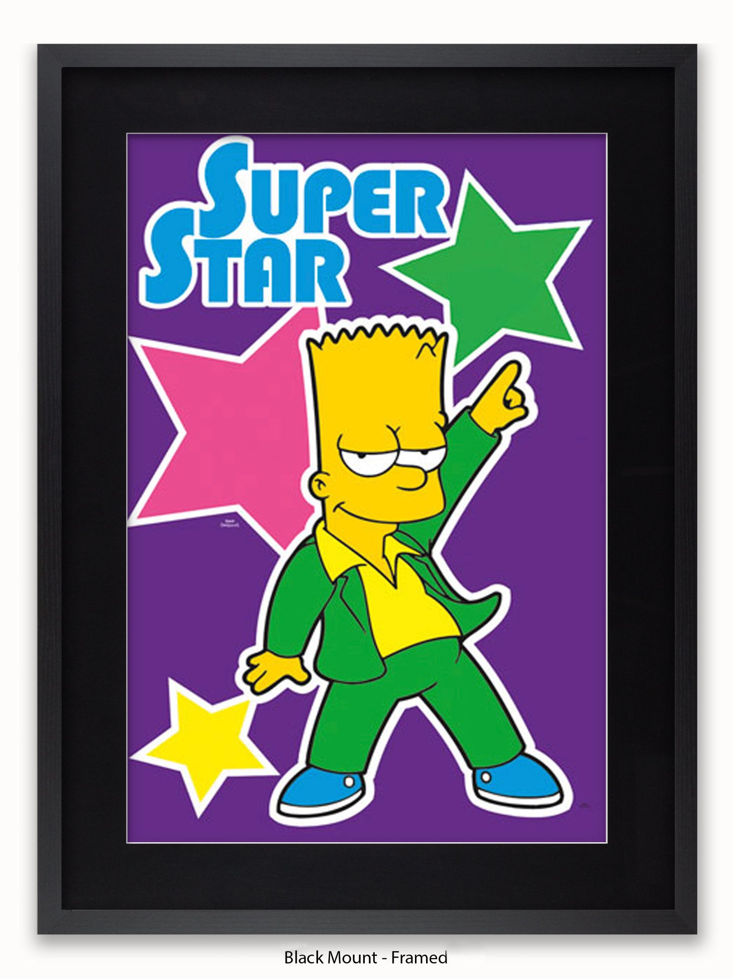 Simpsons  Bart  Superstar Poster