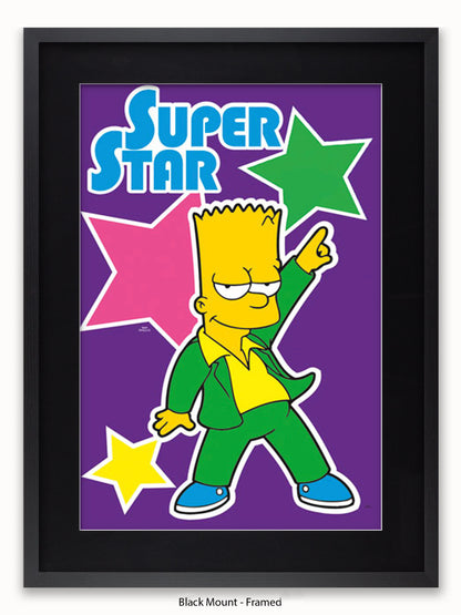 Simpsons  Bart  Superstar Poster