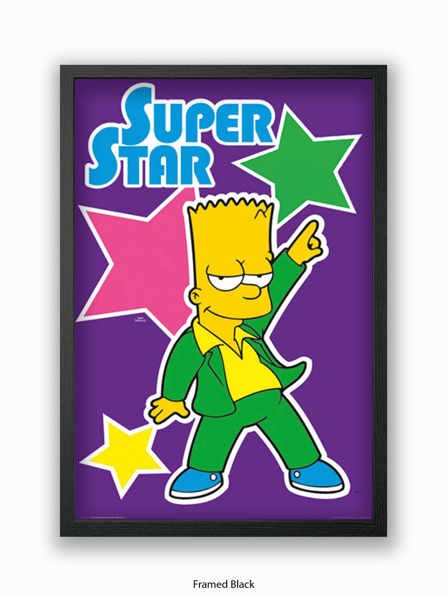 Simpsons  Bart  Superstar Poster