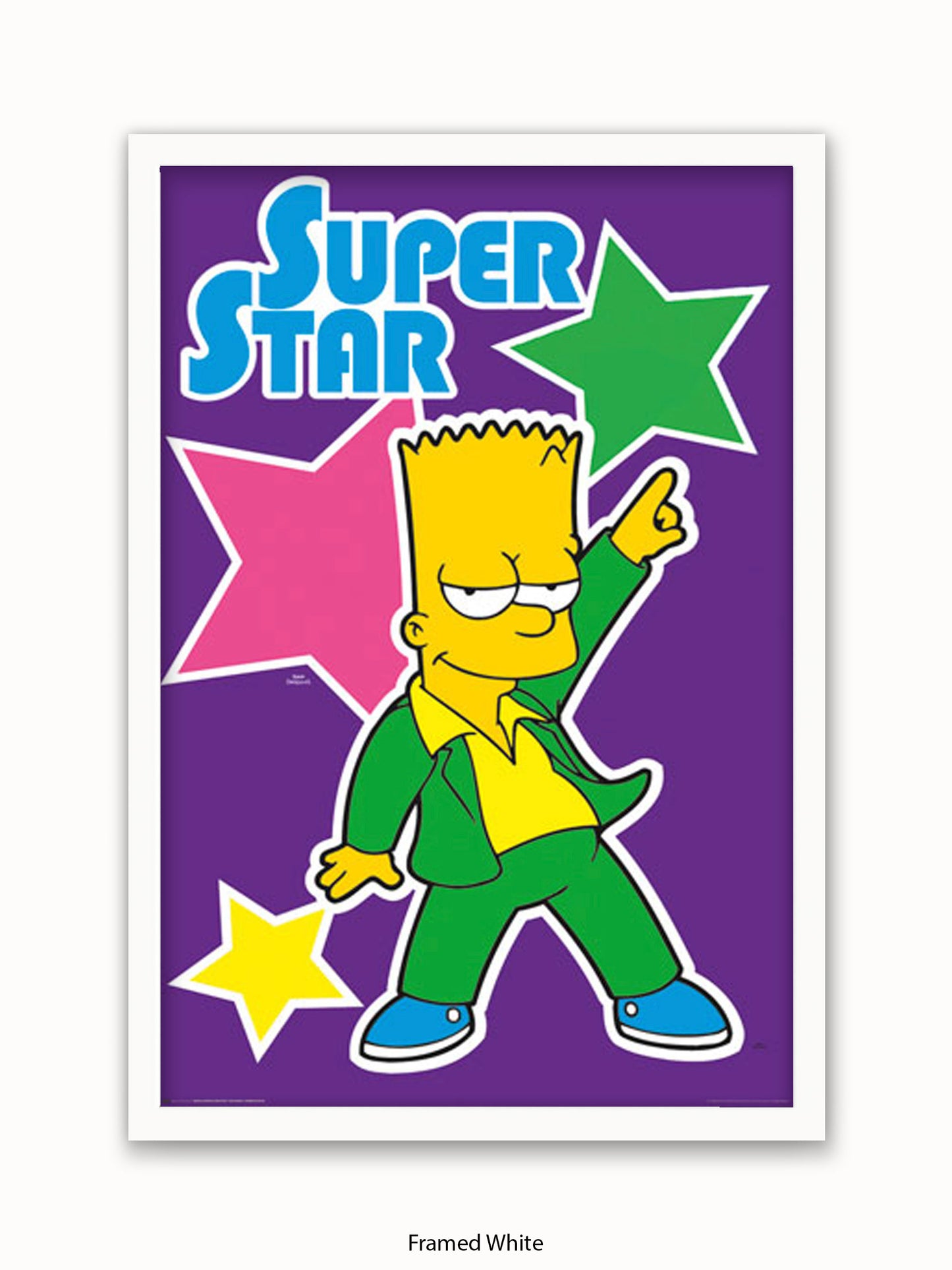 Simpsons  Bart  Superstar Poster