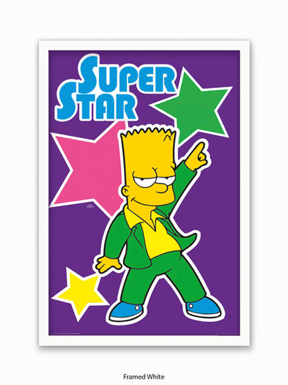 Simpsons  Bart  Superstar Poster