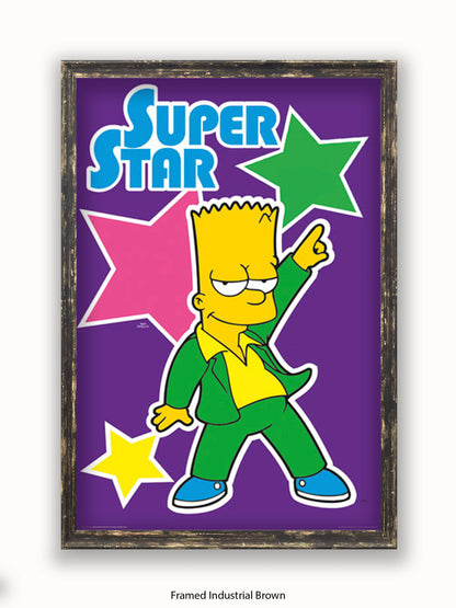 Simpsons  Bart  Superstar Poster