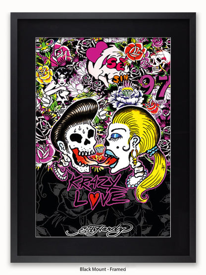 Ed Hardy Rockabilly Poster