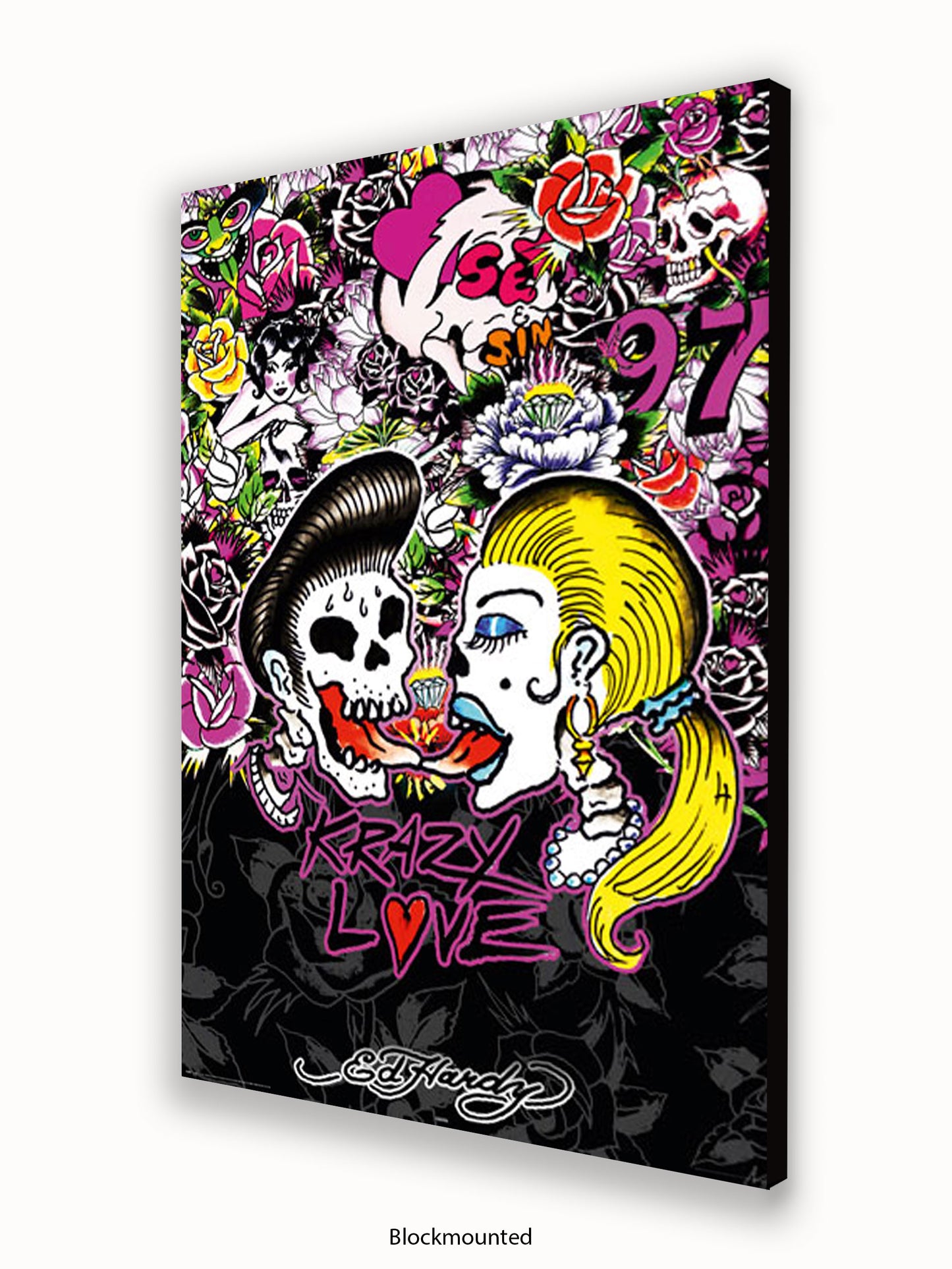 Ed Hardy Rockabilly Poster