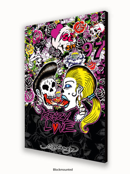 Ed Hardy Rockabilly Poster