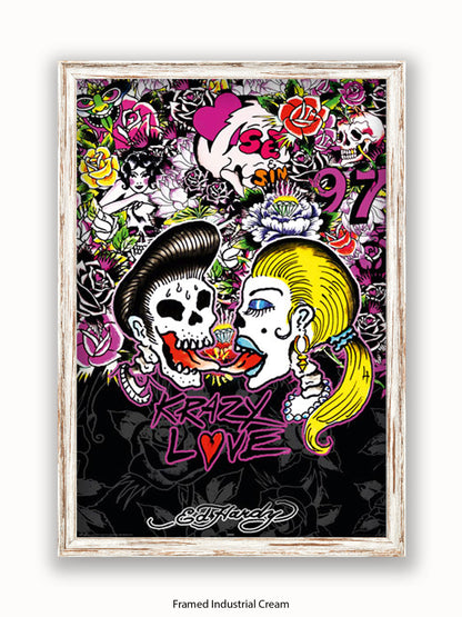 Ed Hardy Rockabilly Poster