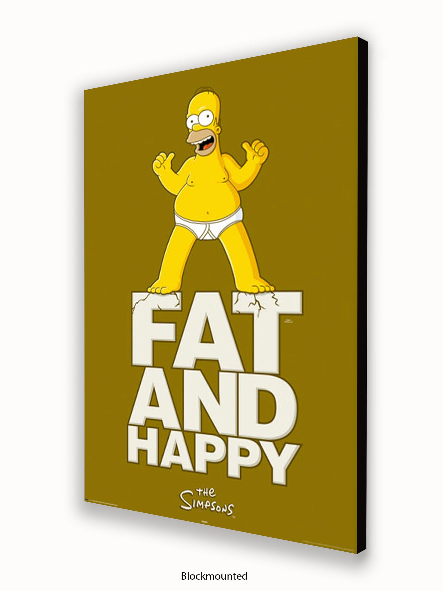 Simpsons  Fat  &  Happy Poster
