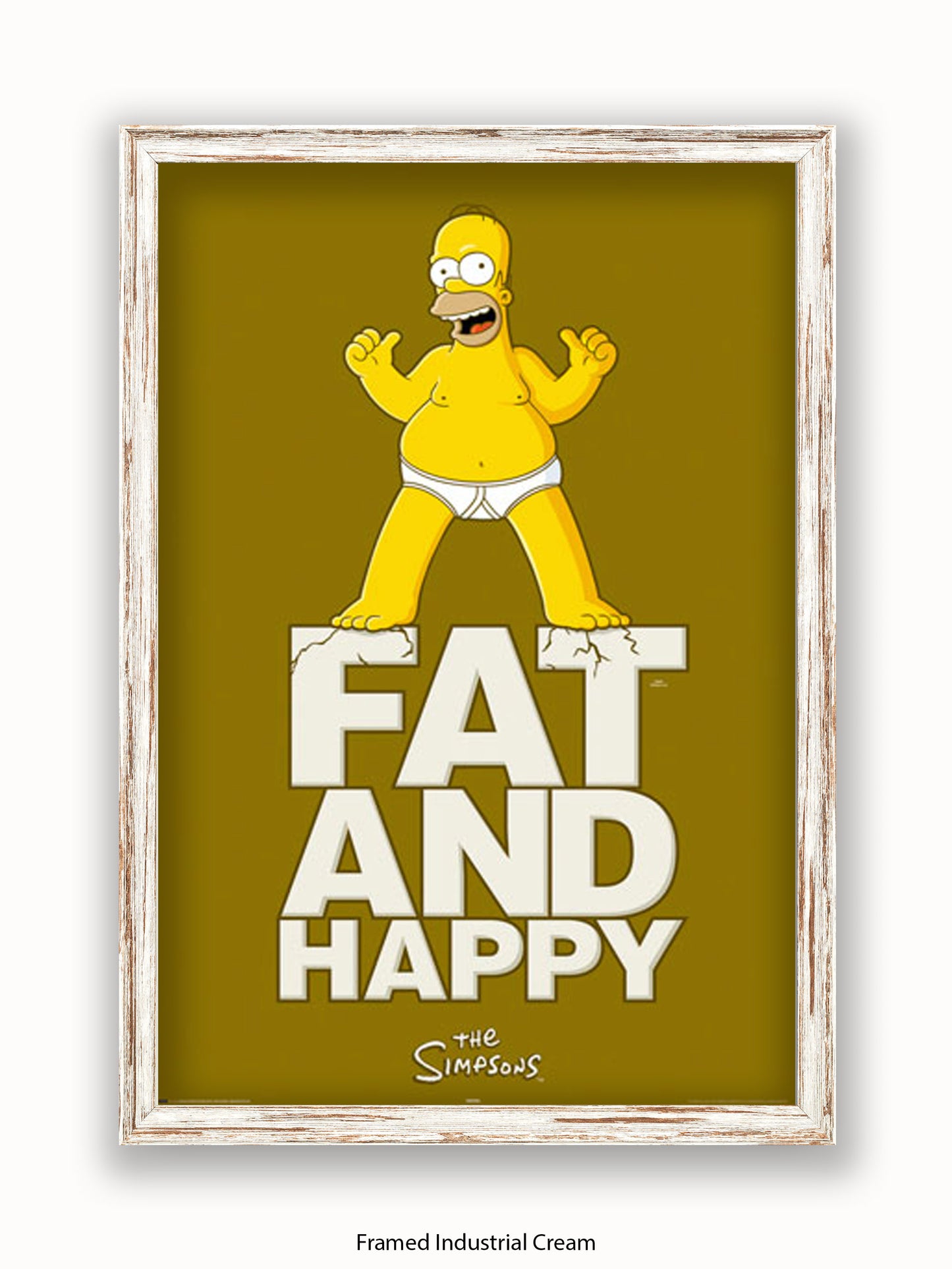 Simpsons  Fat  &  Happy Poster