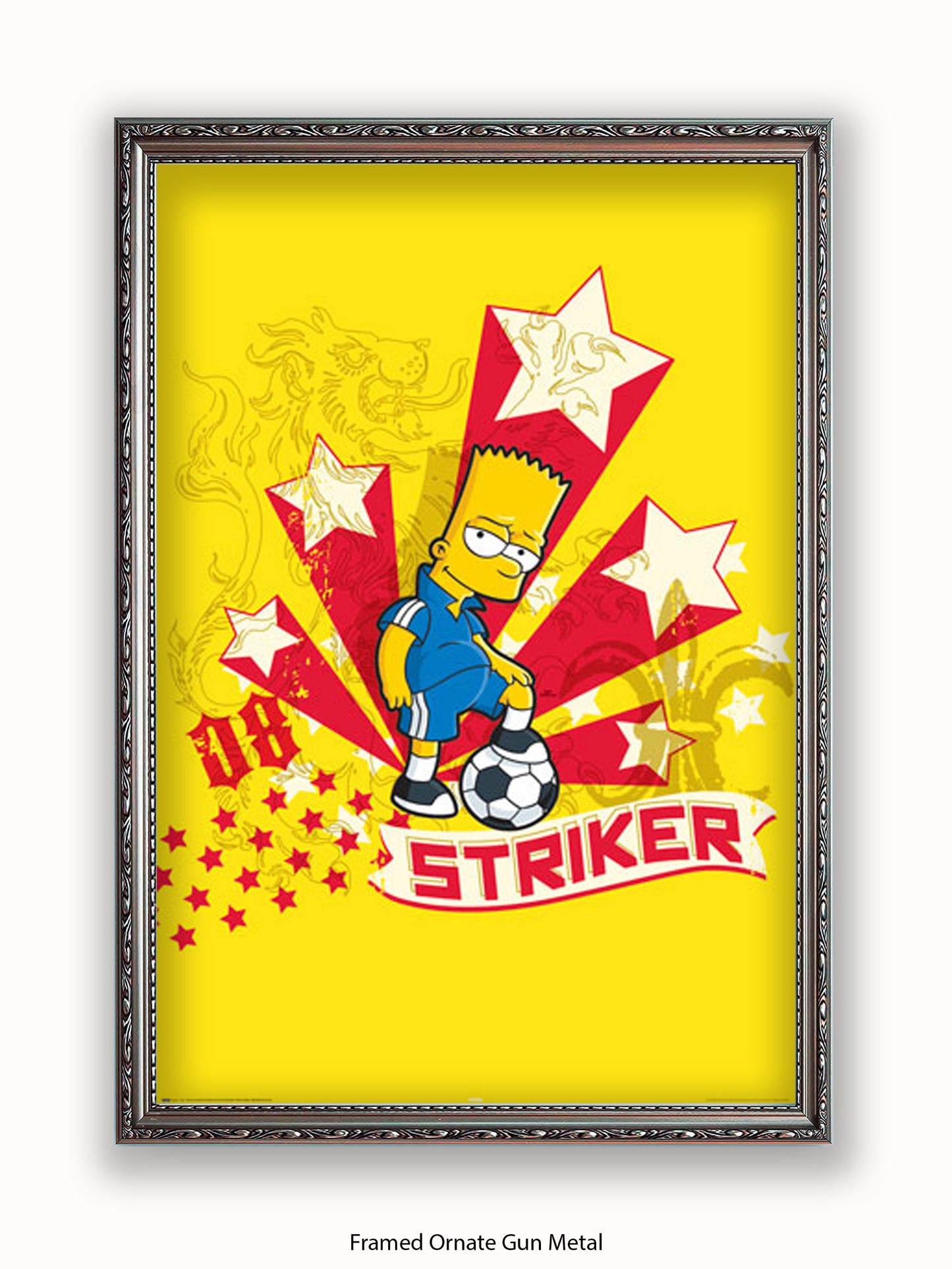Simpsons  Bart  Striker Poster