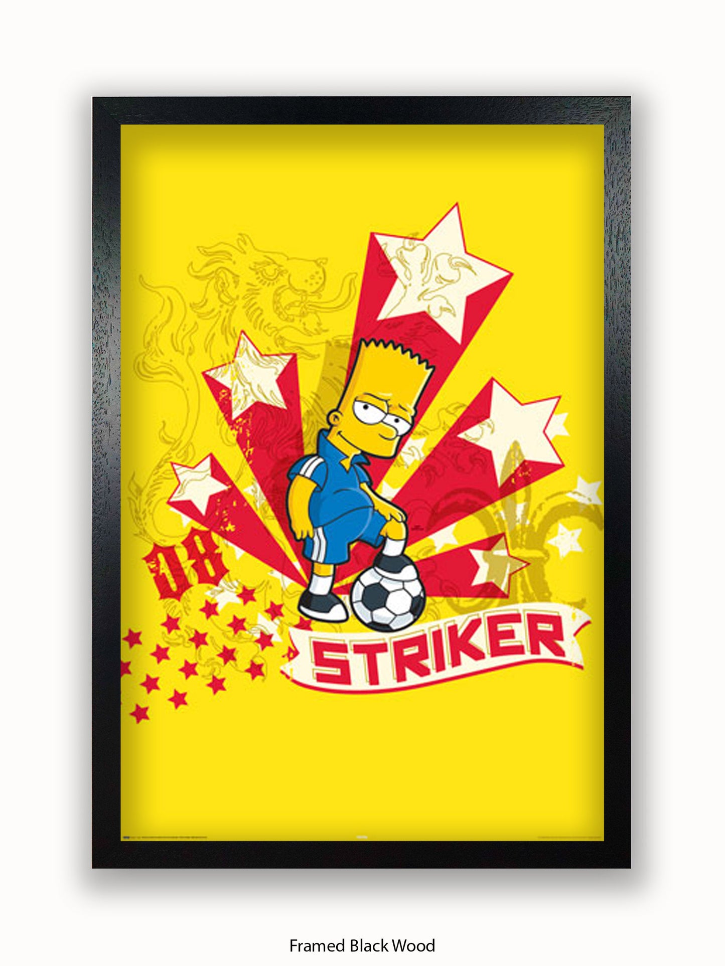Simpsons  Bart  Striker Poster