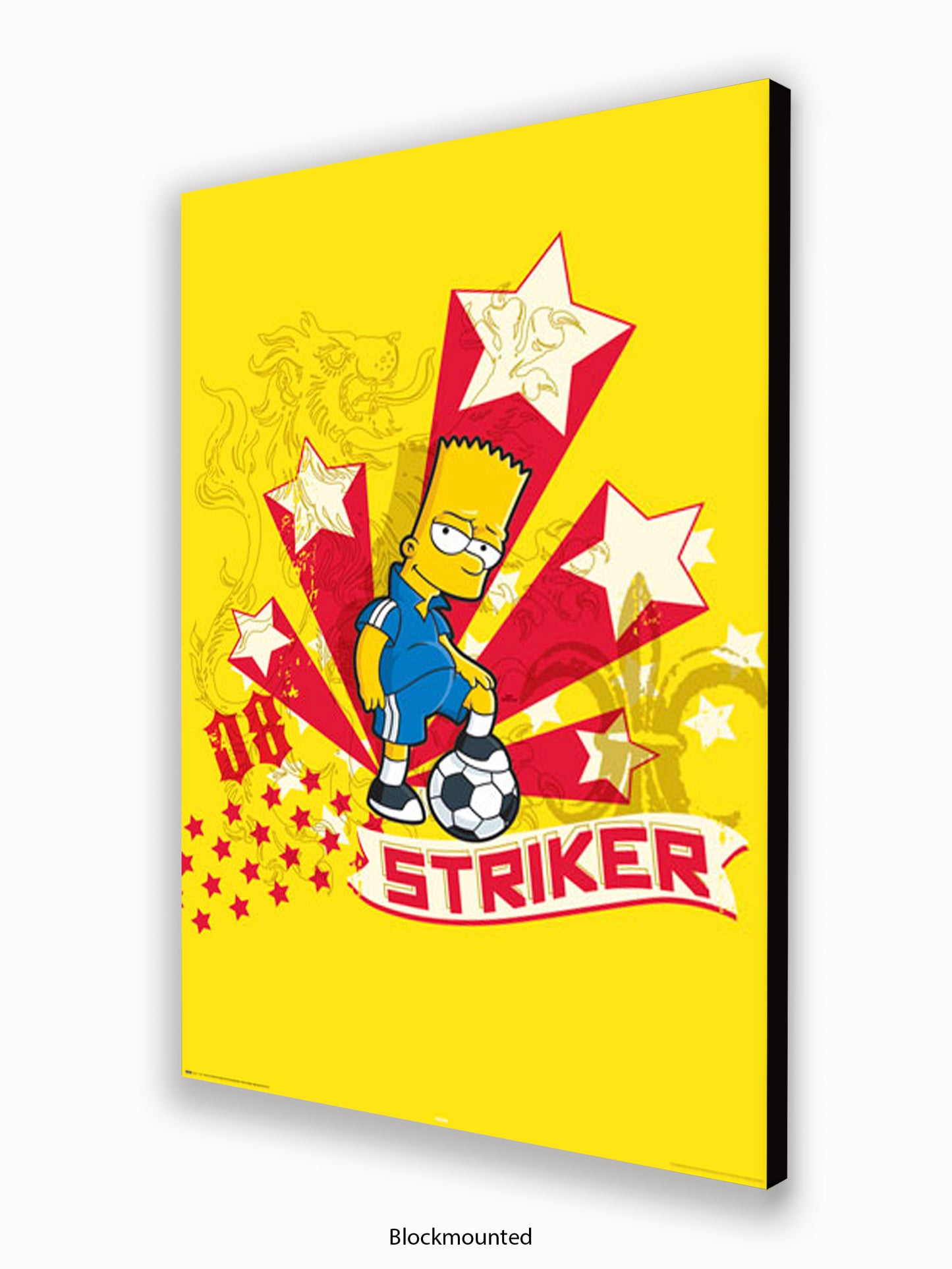 Simpsons  Bart  Striker Poster